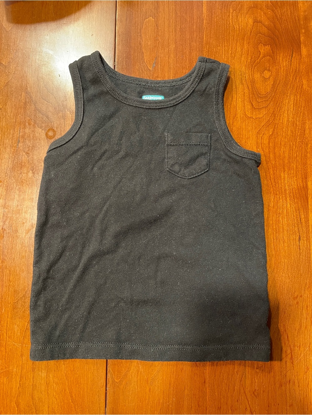 Garanimals Black Tank Top with Chest Pocket
